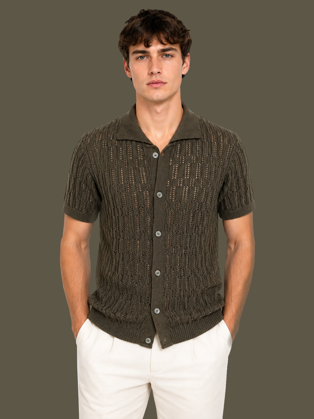 Riviera Textured Knit Shirt