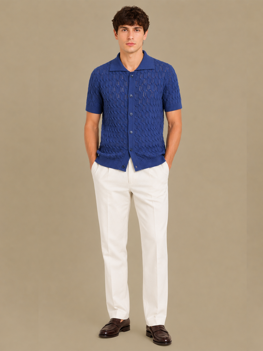 Riviera Cable Knit Shirt