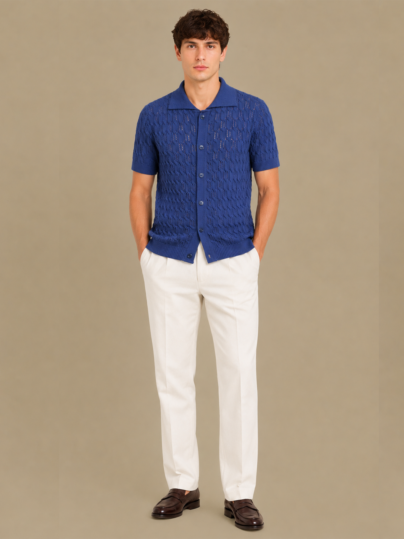 Riviera Cable Knit Shirt