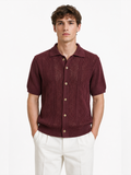Riviera Vertical Knitted Textured Shirt