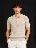 Riviera Textured Knit Polo